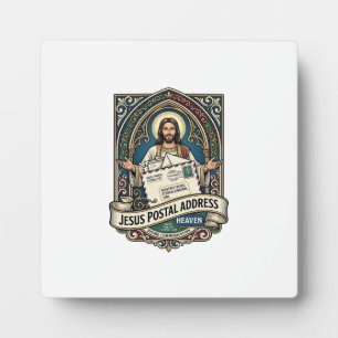 Placa Expositora Dirección Postal de Jesús Cielo Dirección Postal d