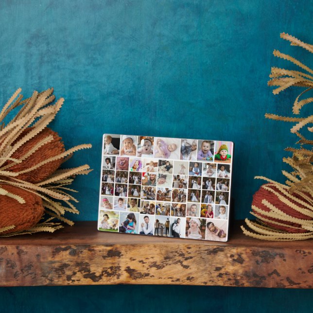 Placa Expositora Diseñar su propio Collage de fotos 50 (Lado)