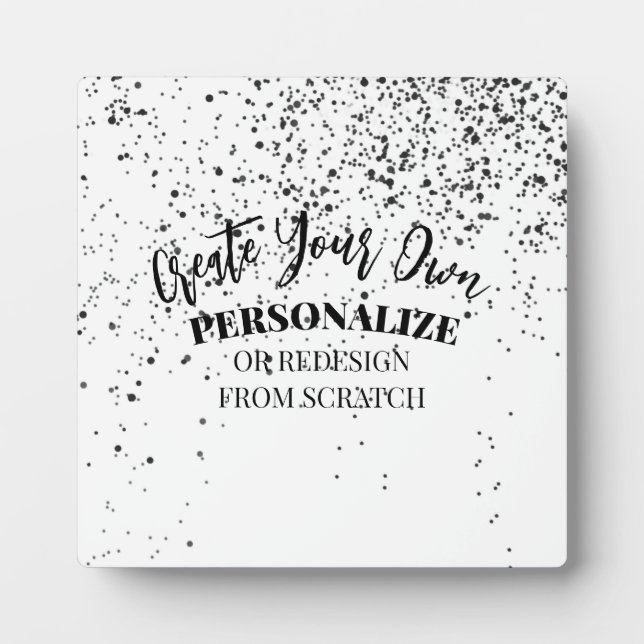 Placa Expositora Diseñar su propio Personalizado (Frente)