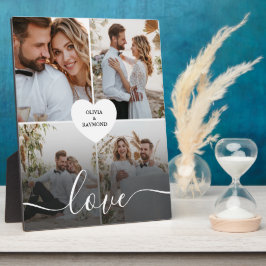 Placa Expositora Diseñar tu propia fotografía del Collage de amor