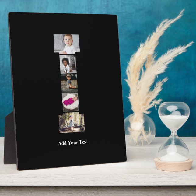 Placa Expositora Diseñar tu propia letra I Collage de fotos (Lado)