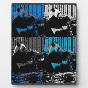 Placa Expositora Diseño de arte moderno multipanel de oso panda