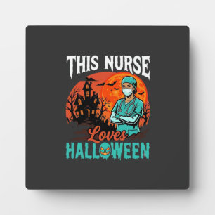 Placa Expositora Diseño de atención médica espeluznante de Hallowee