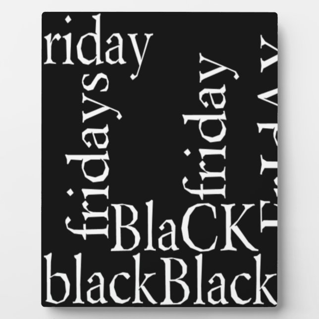 Placa Expositora Diseño de Black Friday (Frente)