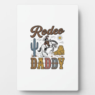 Placa Expositora Diseño de camisa de vaquero occidental vintage Rod