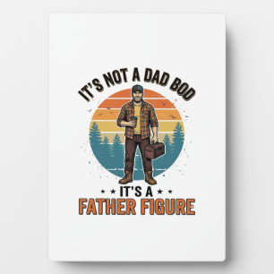 Placa Expositora Diseño de camiseta con humor de papá vintage figur