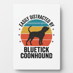 Placa Expositora Diseño de camiseta de amante de perros vintage Blu