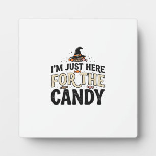 Placa Expositora Diseño de camiseta de sombrero de bruja de dulces