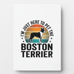 Placa Expositora Diseño de camiseta para amante de mascotas vintage