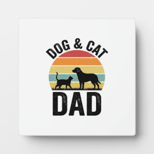 Placa Expositora Diseño de camiseta para amante de mascotas vintage