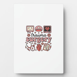 Placa Expositora Diseño de camiseta vectorial médica vintage de cir
