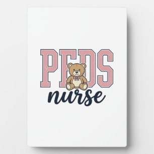 Placa Expositora Diseño de camiseta vintage de osito de peluche de 