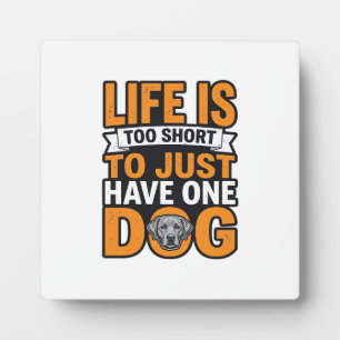 Placa Expositora Diseño de camiseta vintage para amantes de perros
