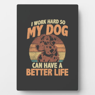Placa Expositora Diseño de cita de mascota motivacional para mamá y