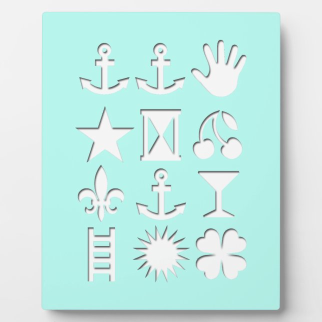 Placa Expositora diseño de moda (Frente)