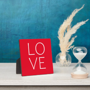 Placa Expositora Diseño de texto de amor