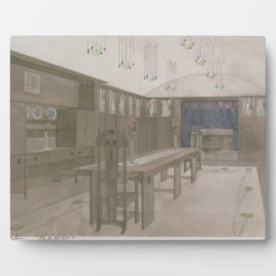 Placa Expositora Diseño de un comedor, 1901 (color litho)