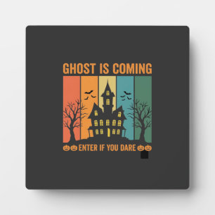 Placa Expositora Diseño de vector de casa embrujada de Halloween