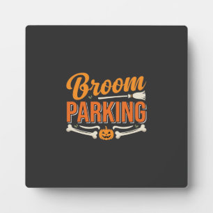 Placa Expositora Diseño de vector de Halloween de aparcamiento de e