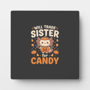 Placa Expositora Diseño de vector de intercambio de dulces de Axolo