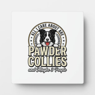 Placa Expositora Diseño divertido de camiseta para amante de perros