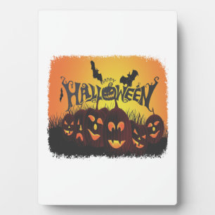 Placa Expositora Diseño divertido de feliz Halloween