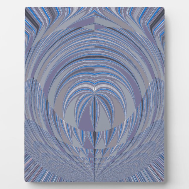 Placa Expositora Diseño sin problemas de corazón grande (Frente)