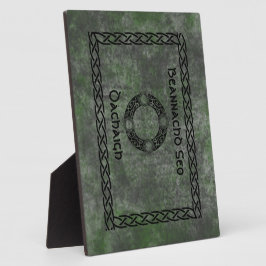 Placa Expositora Diseños irlandeses de nudos