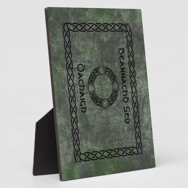 Placa Expositora Diseños irlandeses de nudos (Lado)