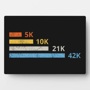 Placa Expositora Distancias de funcionamiento II - Maratón de 42K d