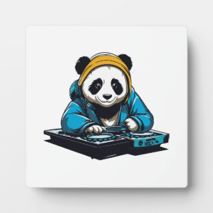Placa Expositora DJ Kawaii Panda