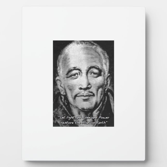 Placa Expositora djwhal khul maestro ascendido (Frente)