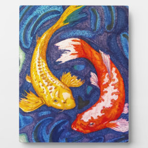 Placa Expositora Doble Koi Fish
