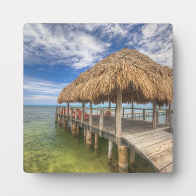 Placa Expositora Dock caribeño (Frente)