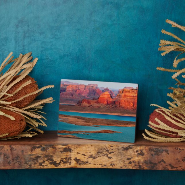 Placa Expositora Dominguez Butte y Lake Powell, Utah (Lado)