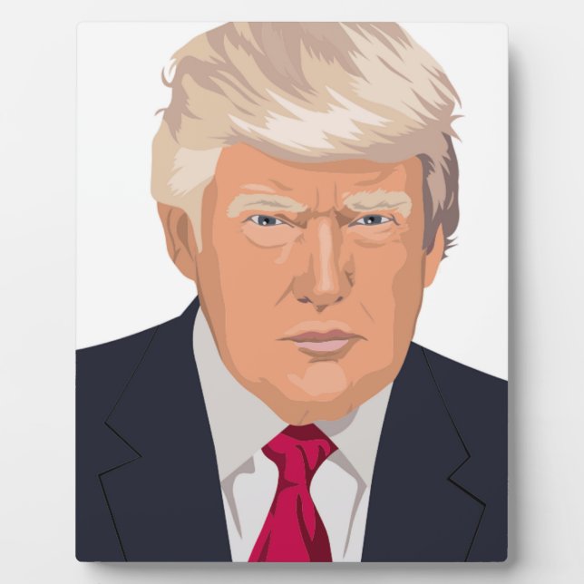 PLACA EXPOSITORA DONALD TRUMP (Frente)