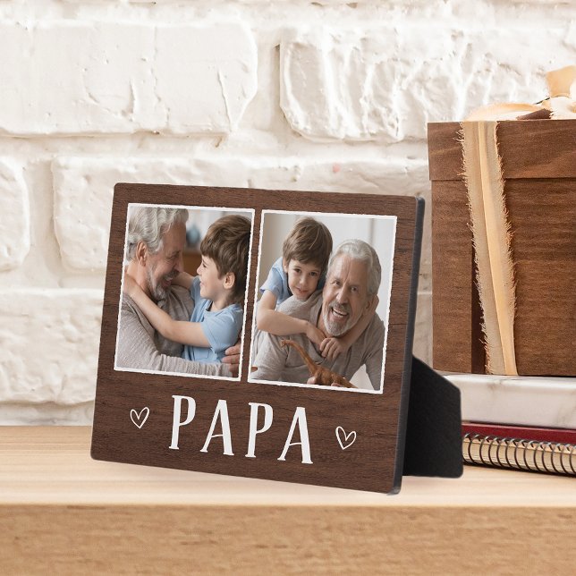 Placa Expositora Dos fotos rusas papá abuelo (Subido por el creador)