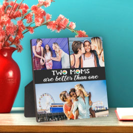 Placa Expositora Dos mamás son mejores que una foto