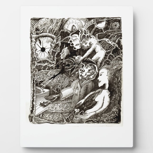 Placa Expositora Dos mundos (Frente)