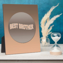 Placa Expositora Dos Tone Mejor Hermano