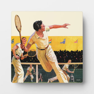 Placa Expositora Doubles Tennis Match