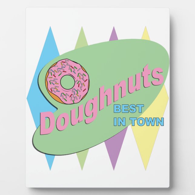 Placa Expositora doughnut shop (Frente)