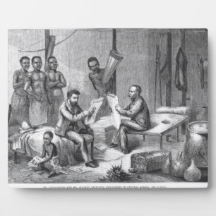 Placa Expositora Dr. David Livingstone (1813-73) y Sr. Henry Mort