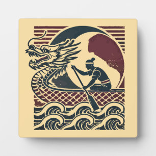 Placa Expositora Dragon Bot Carreras - Vintage Paddler
