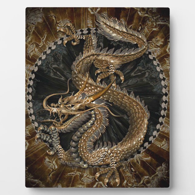 Placa Expositora Dragon Pentagram (Frente)