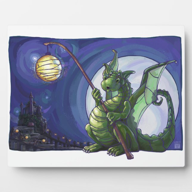 Placa Expositora Dragon Watch Art (Frente)