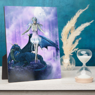 Placa Expositora Dragón Y Hadas