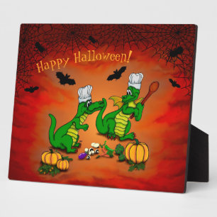 Placa Expositora Dragones - ¡Feliz Halloween! Hoy cocinaré