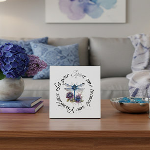 Placa Expositora Dragonfly - espíritu de nuevas posibilidades