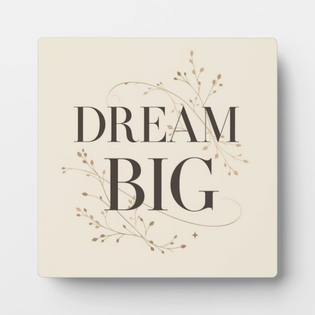 Placa Expositora Dream Big (Frente)
